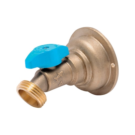 Sharkbite SharkBite No-Kink 3/4 in. Push-Fit X 3/4 in. MHT Brass Hose Bibb 24631LF